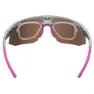 AZR Arrow Rx Solbriller, Crystal grey, Hydrophobic Red/CAT3