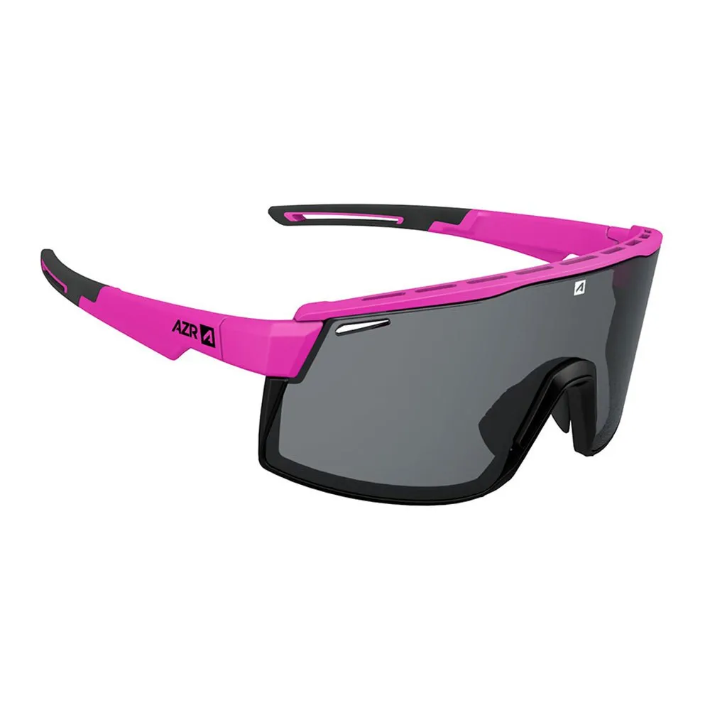 AZR Kromic Sprint Foto Kromatiske Solbriller, Matte fuchsia / black, Photochromic Clear Mirror/CAT0-3 AZR Kromic Sprint Foto Kromatiske Solbriller, Matte fuchsia / black, Photochromic Clear Mirror/CAT0-3