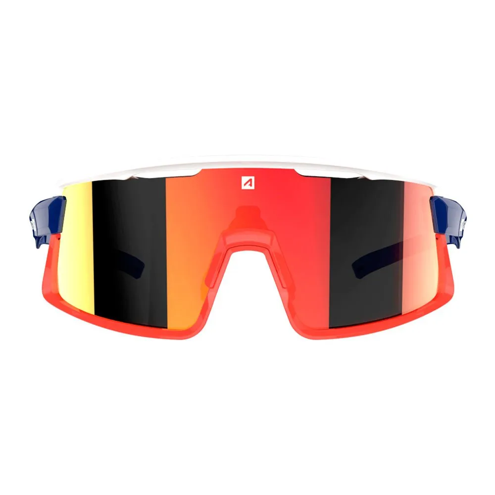 AZR Pro Road Rx Solbriller, Bright france, Red Mirror/CAT3