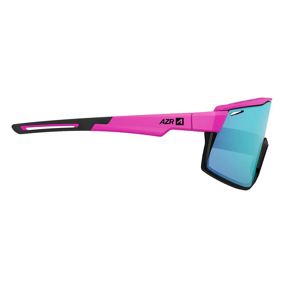 AZR Sprint Solbriller, Matte fuchsia / black, Blue Mirror/CAT3 AZR Sprint Solbriller, Matte fuchsia / black, Blue Mirror/CAT3