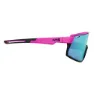 AZR Sprint Solbriller, Matte fuchsia / black, Blue Mirror/CAT3