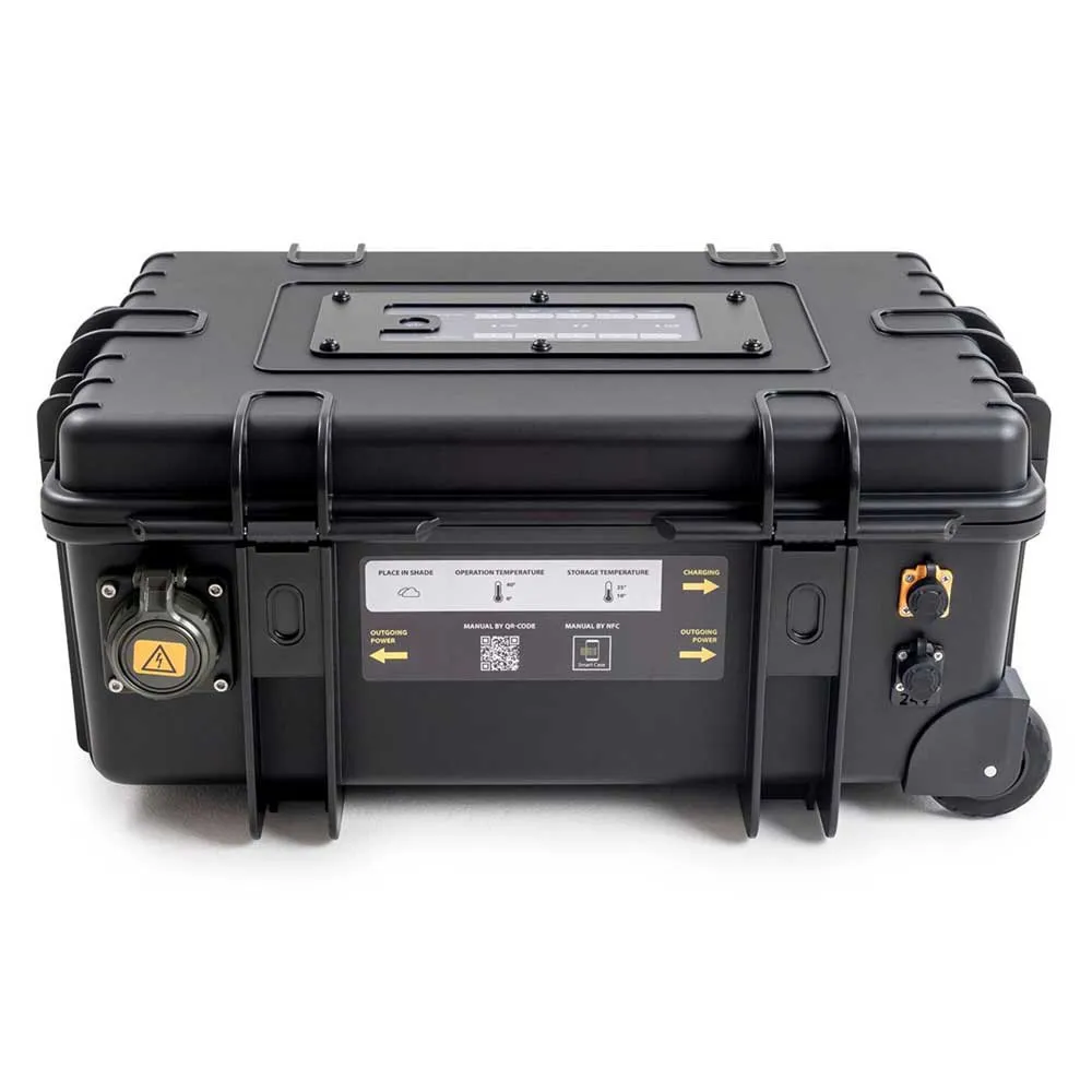 B&W Energy Case Pro1500 300w Bærbar Kraftstasjon, Black, One Size