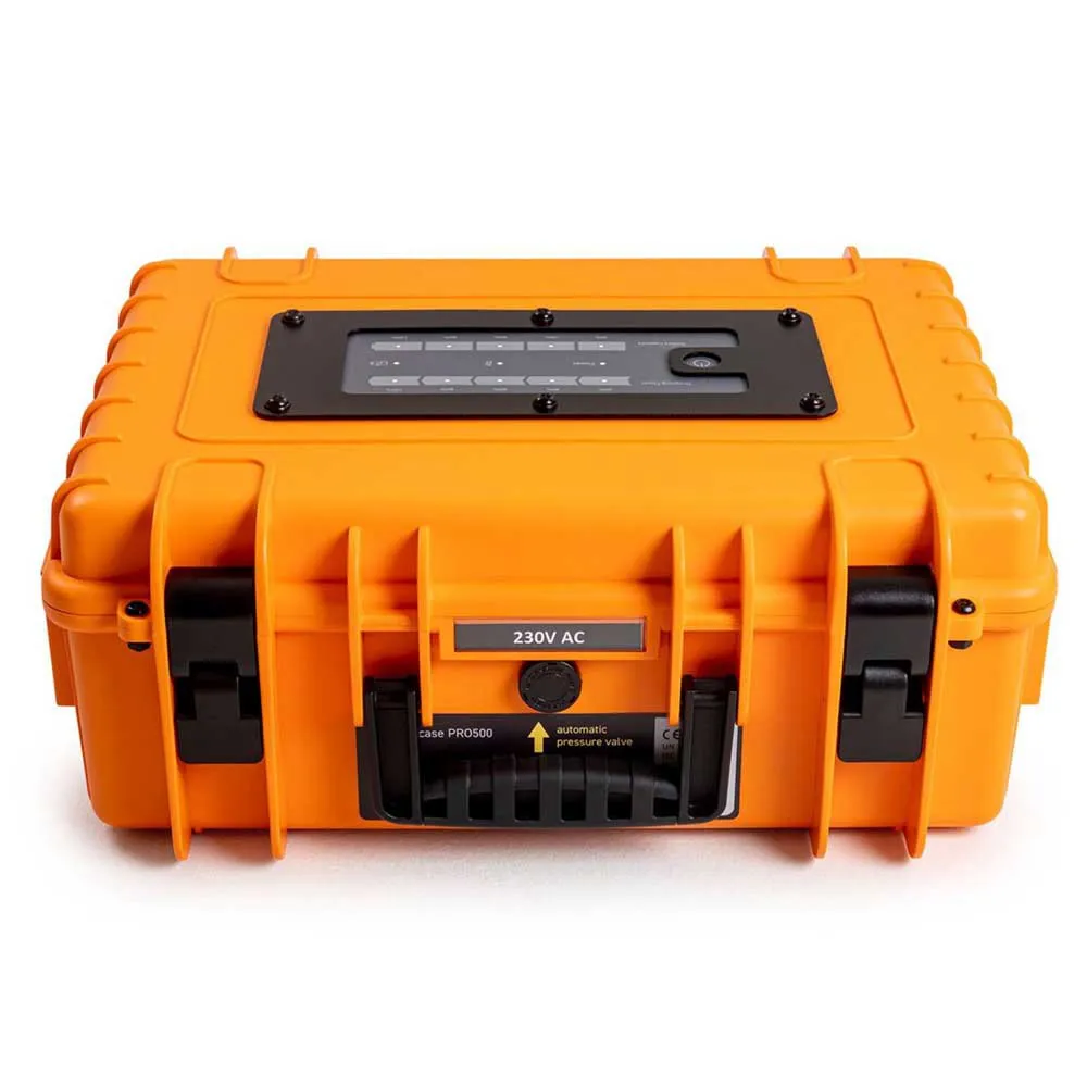 B&W Energy Case Pro500 500w Bærbar Kraftstasjon, Orange, One Size B&W Energy Case Pro500 500w Bærbar Kraftstasjon, Orange, One Size