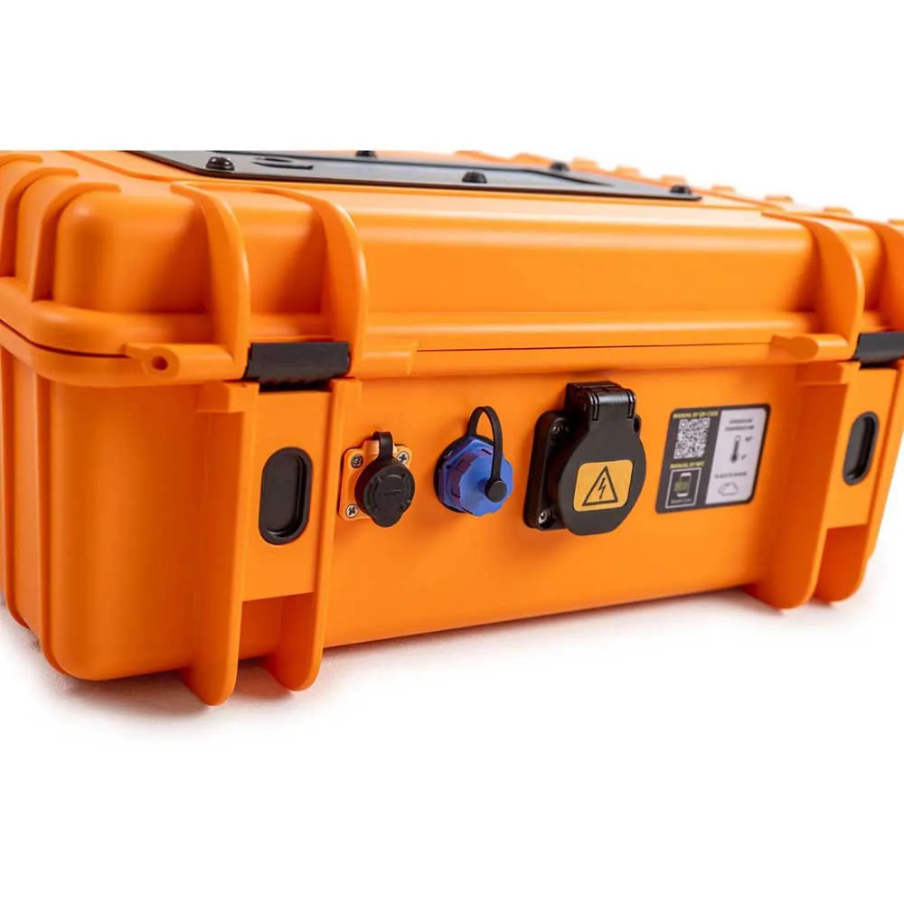 B&W Energy Case Pro500 500w Bærbar Kraftstasjon, Orange, One Size B&W Energy Case Pro500 500w Bærbar Kraftstasjon, Orange, One Size