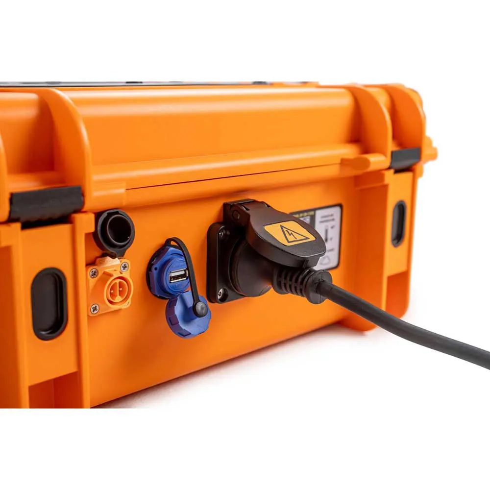 B&W Energy Case Pro500 500w Bærbar Kraftstasjon, Orange, One Size B&W Energy Case Pro500 500w Bærbar Kraftstasjon, Orange, One Size