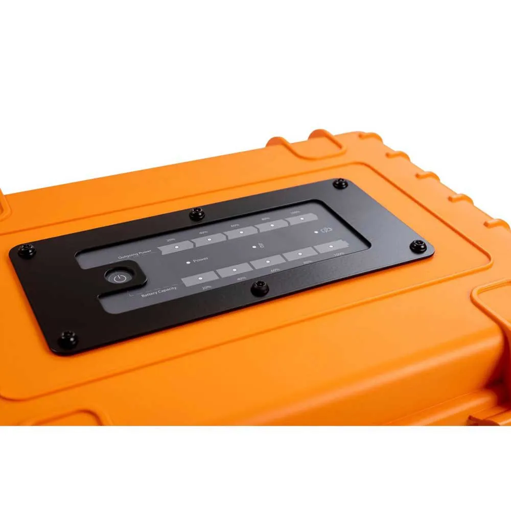 B&W Energy Case Pro500 500w Bærbar Kraftstasjon, Orange, One Size B&W Energy Case Pro500 500w Bærbar Kraftstasjon, Orange, One Size