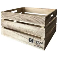 B-urban Willow Wood L Kurv