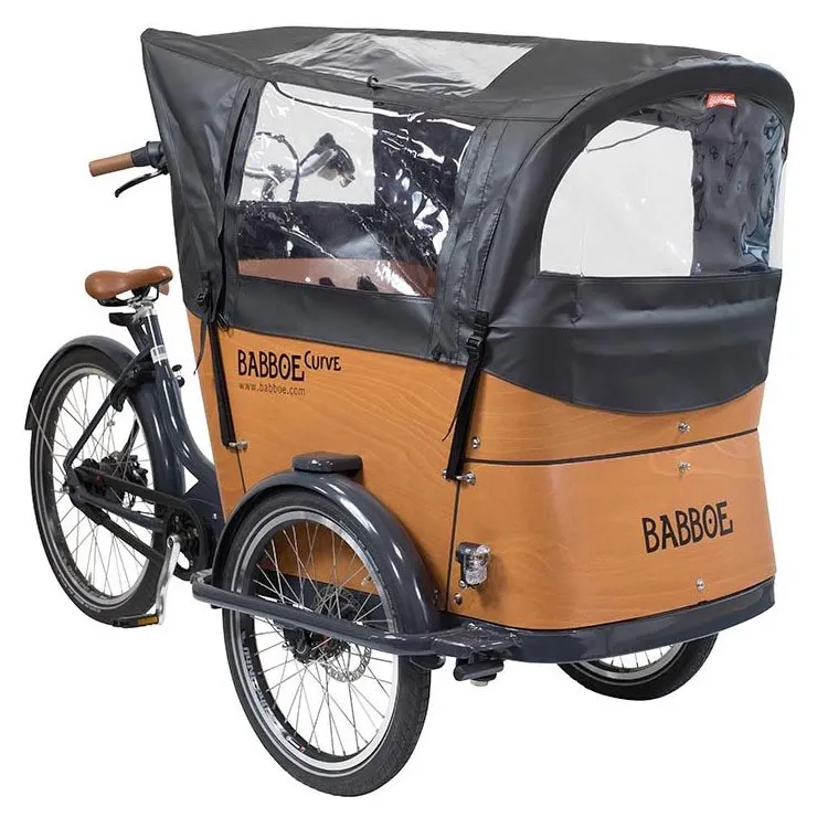 Babboe Curve Pvc Regnbeskyttelse, Black, One Size Babboe Curve Pvc Regnbeskyttelse, Black, One Size