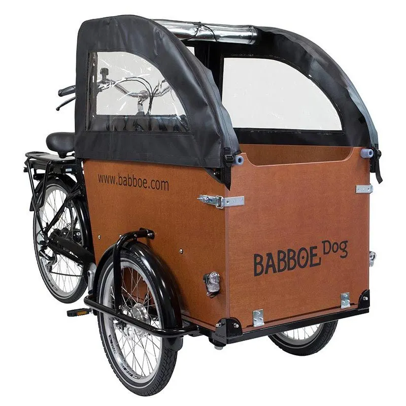 Babboe Dog Pvc Regnbeskyttelse, Black, One Size