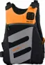 Orange/svart