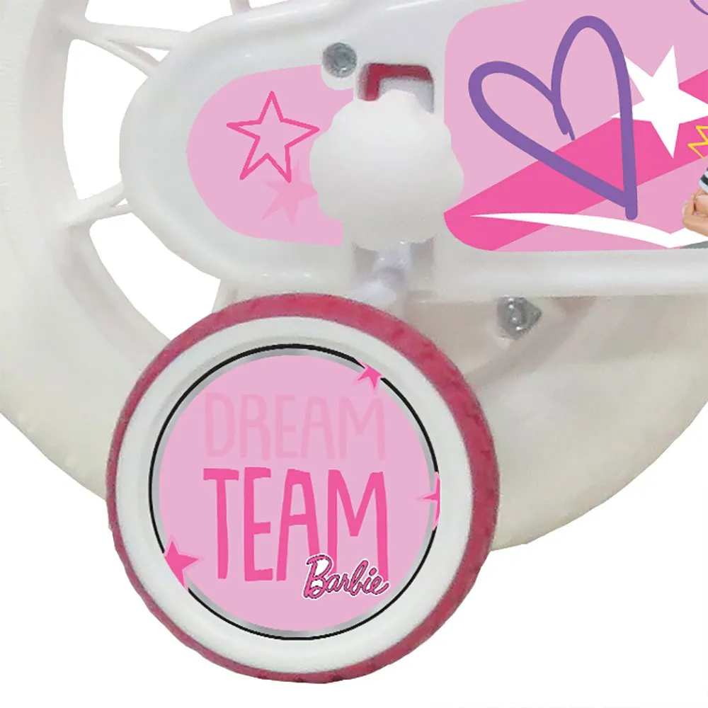 Barbie 12´´ Sykkel, Pink / white, One Size, Barnesykkel