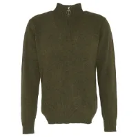 Barbour Essential Lambswool Half Zip Knitted Jumper Barbour Essential Lambswool Half Zip Knitted Jumper