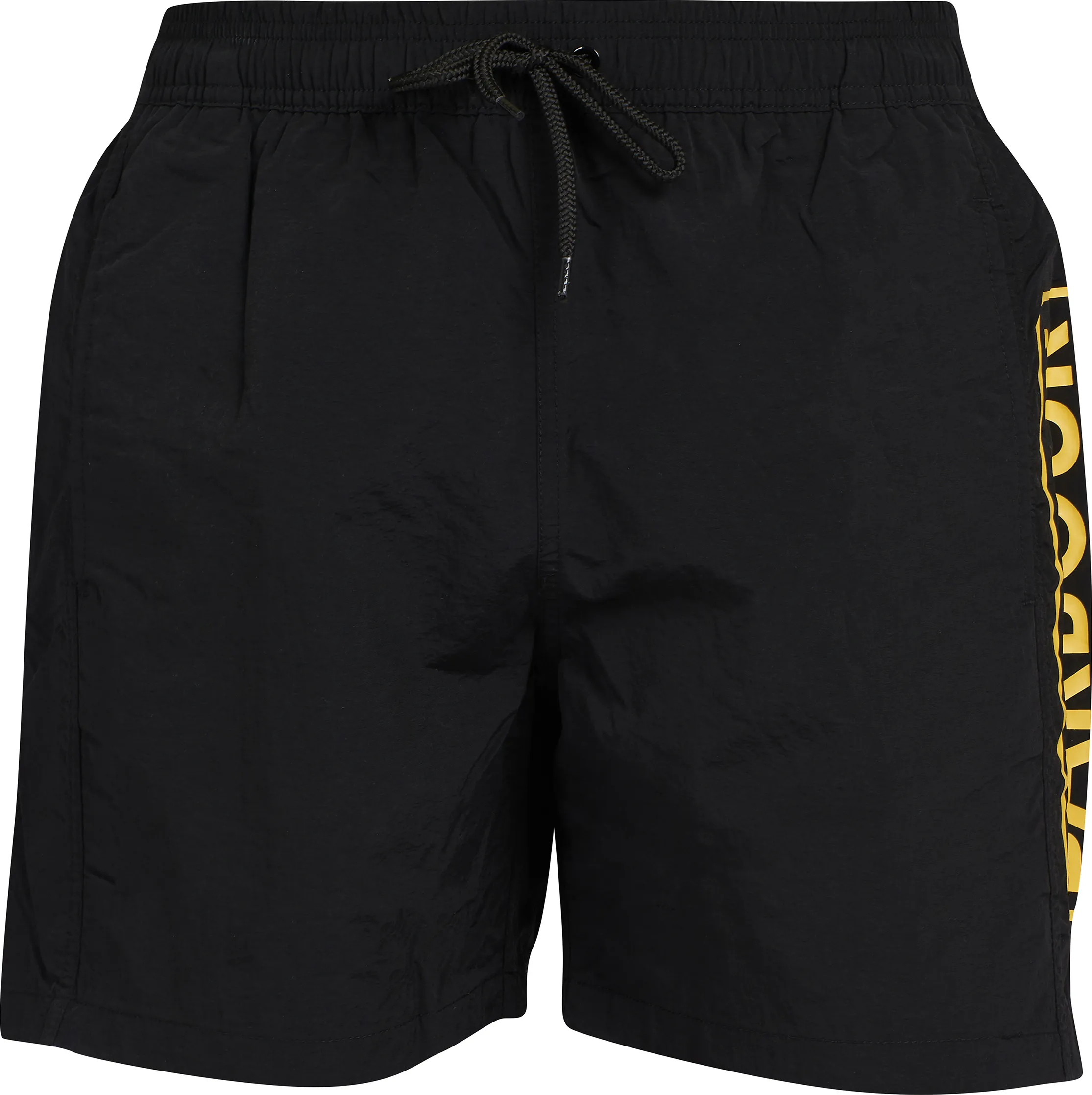 Barbour Men's International Large Logo Swim Short, Black
