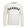 Barbour Men's Prep Logo Crew, Ecru marl