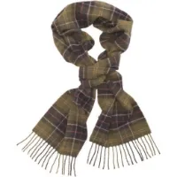 Barbour Unisex Tartan Lambswool Scarf Barbour Unisex Tartan Lambswool Scarf