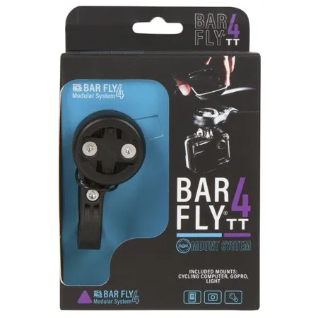 Barfly The Bar Fly 4 Tt Sykkelcomputerfeste, Black, One Size