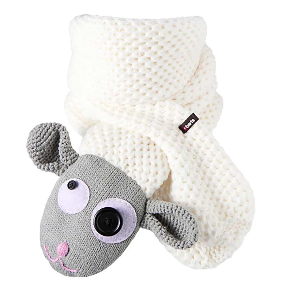 Barts Animal Skjerf, Cream, One Size