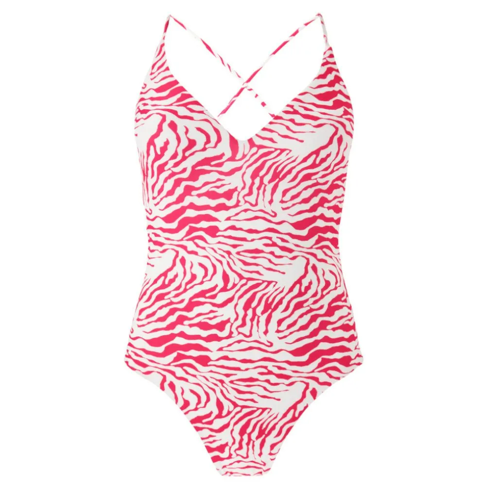 Barts Galia Plunge Badetøy female, Lipstick Barts Galia Plunge Badetøy female, Lipstick