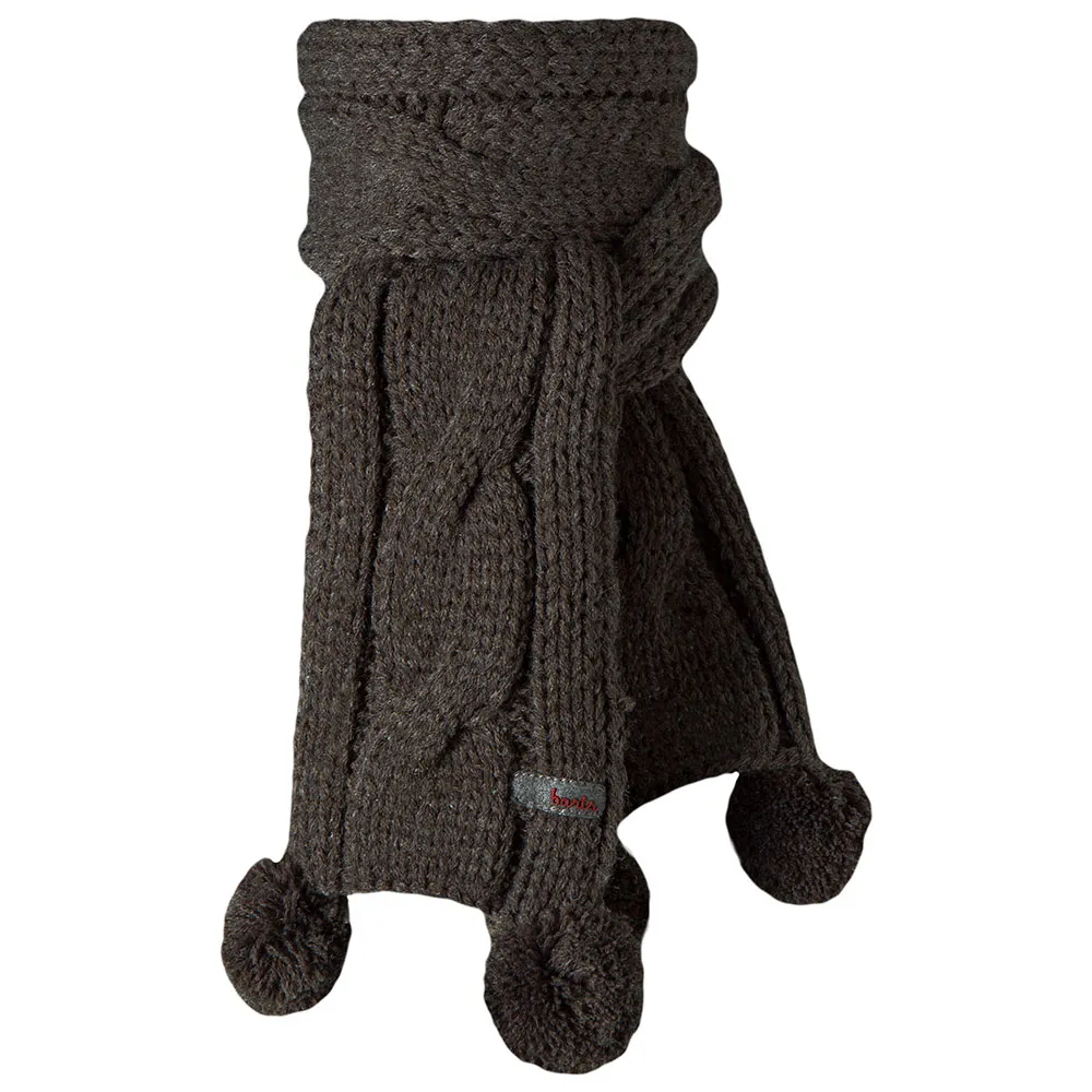 Barts Pompom Skjerf, Leopard, One Size Barts Pompom Skjerf, Leopard, One Size