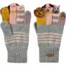 Barts Puppet Hansker, Heather grey, 4