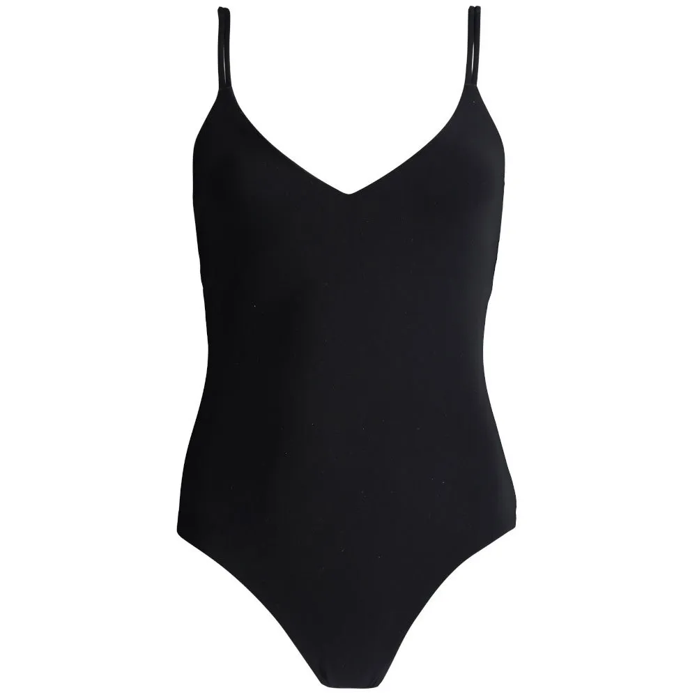 Barts Solid V Neck Badetøy female, Black Barts Solid V Neck Badetøy female, Black