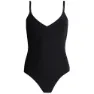 Barts Solid V Neck Badetøy female, Black