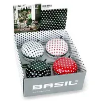 Basil Big Polkadot 80 Mm Sykkelklokke 4 Enheter