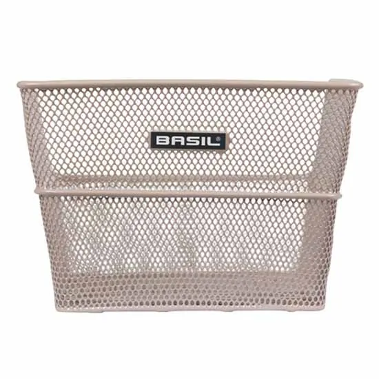 Basil Cento Flower 19l Bakre Kurv, Silver, One Size