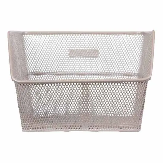 Basil Cento Flower 19l Bakre Kurv, Silver, One Size