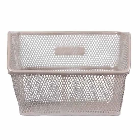 Basil Cento Flower S 11.5l Bakre Kurv, Silver, One Size