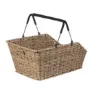 Basil Cento Rattan Look Bakre Kurv, Green, One Size