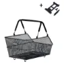 Basil Cento S Mik Bakre Kurv 20l, Black, One Size