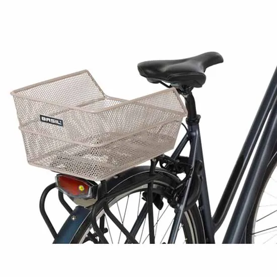 Basil Cetno S 11.5l Bakre Kurv, Silver, One Size Basil Cetno S 11.5l Bakre Kurv, Silver, One Size
