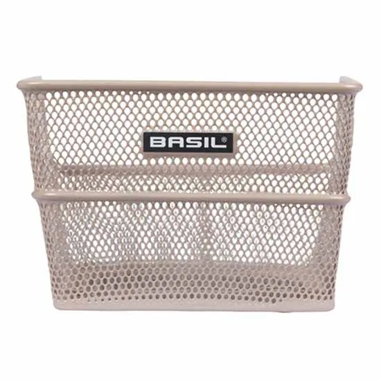 Basil Cetno S 11.5l Bakre Kurv, Silver, One Size Basil Cetno S 11.5l Bakre Kurv, Silver, One Size