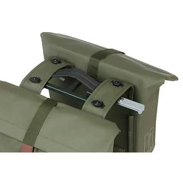 Basil City Mik Sykkelvesker 28-32l, Moss green, One Size Basil City Mik Sykkelvesker 28-32l, Moss green, One Size
