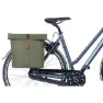 Basil City Mik Sykkelvesker 28-32l, Moss green, One Size