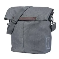 Basil City Shopper Skulderveske m/Montering Til Bagasjebrett Grå Basil City Shopper Skulderveske m/Montering Til Bagasjebrett Grå