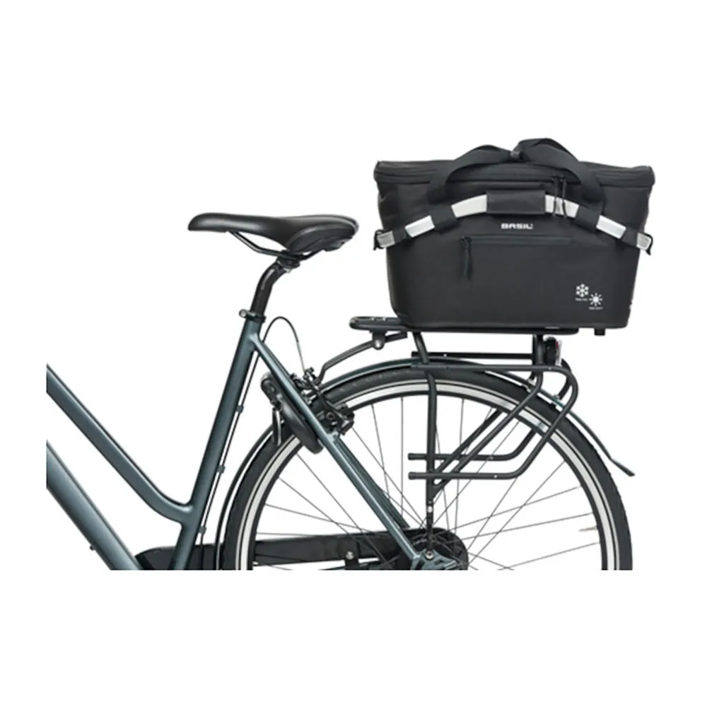 Basil Classic Carry All Bakre Kurv 18l, Black, One Size