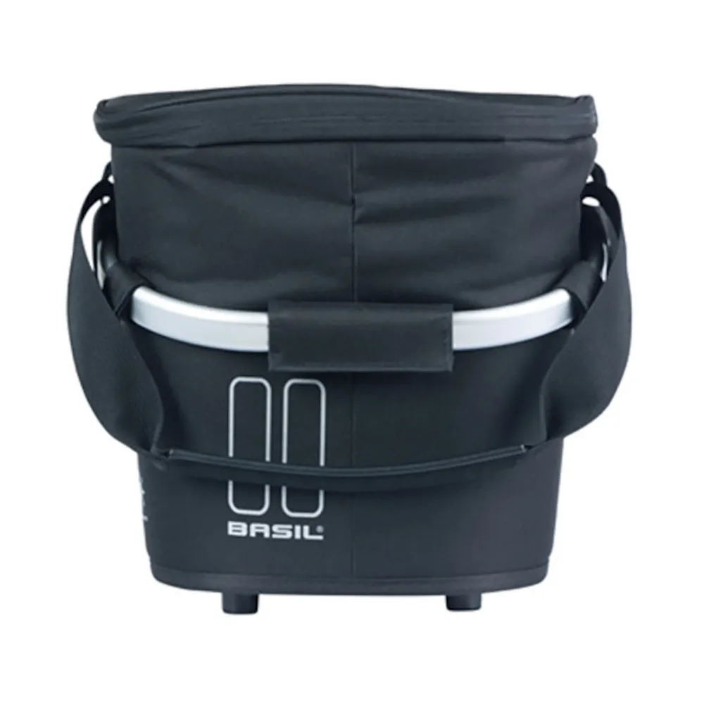 Basil Classic Carry All Bakre Kurv 18l, Black, One Size