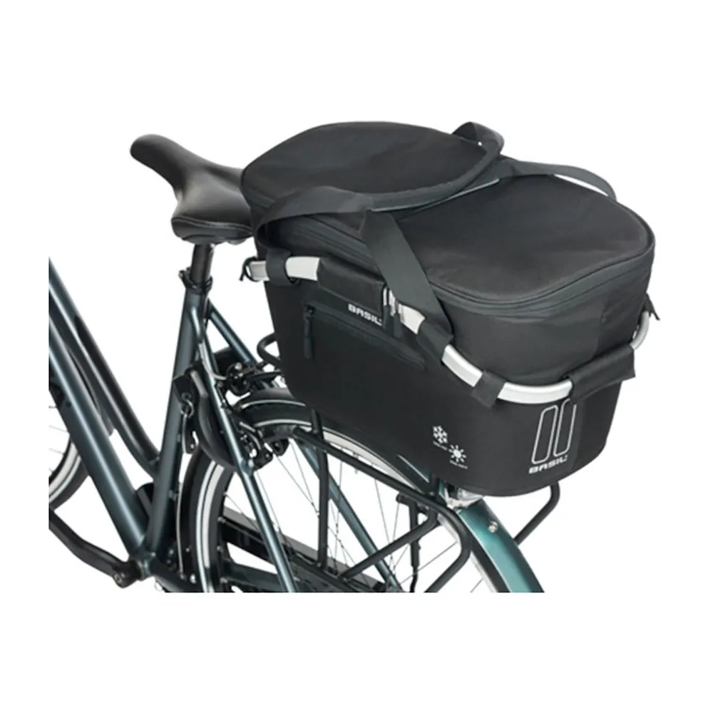 Basil Classic Carry All Bakre Kurv 18l, Black, One Size