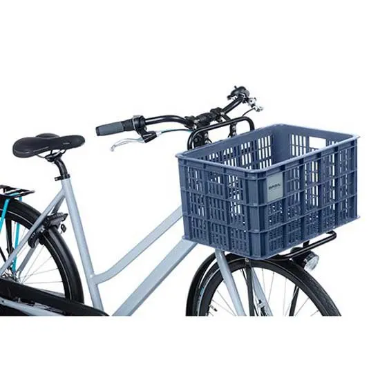 Basil Crate L Frontkurv, Blue, One Size