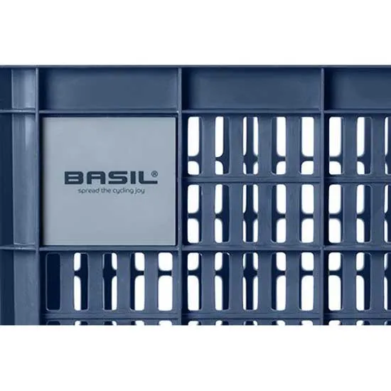 Basil Crate L Frontkurv, Blue, One Size
