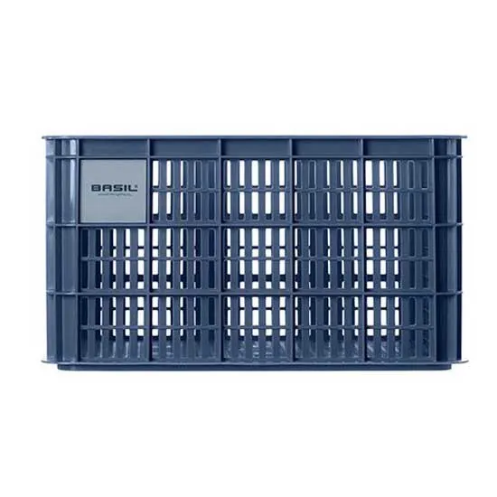 Basil Crate L Frontkurv, Blue, One Size