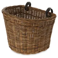 Basil Darcy L Rattan Front Sykkelkurv
