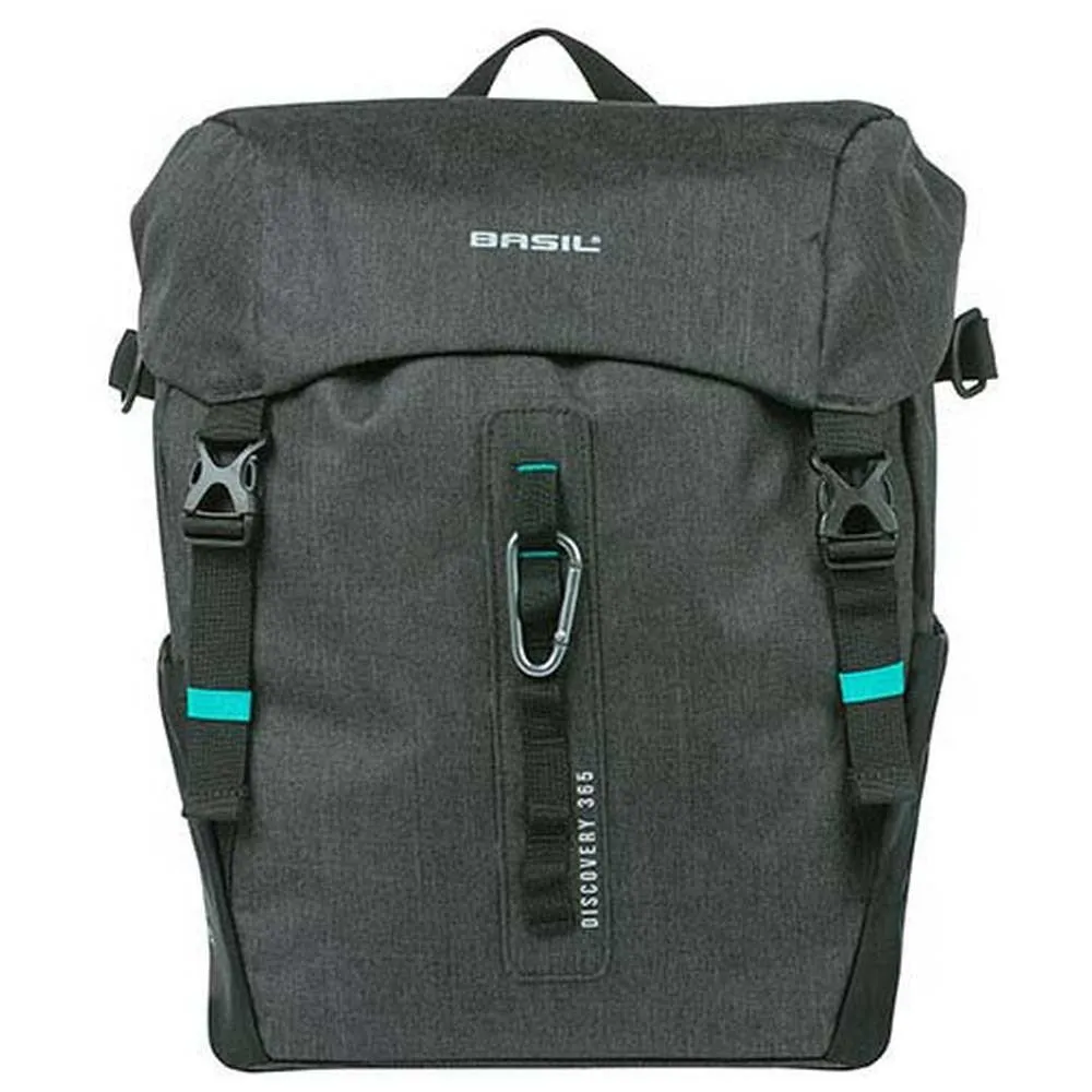 Basil Discovery 365d Hook-on Sykkelveske 20l, Black, One Size
