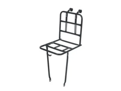 Basil Front Carrier L frontbagasjebærer matt svart, Black, 26-28"