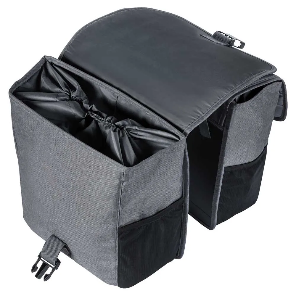 Basil Go Double Sykkelvesker 32l, Grey, One Size