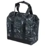 Basil Grand Flower Hook-on Sykkelveske 23l, Black / white, One Size