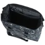 Basil Grand Flower Hook-on Sykkelveske 23l, Black / white, One Size