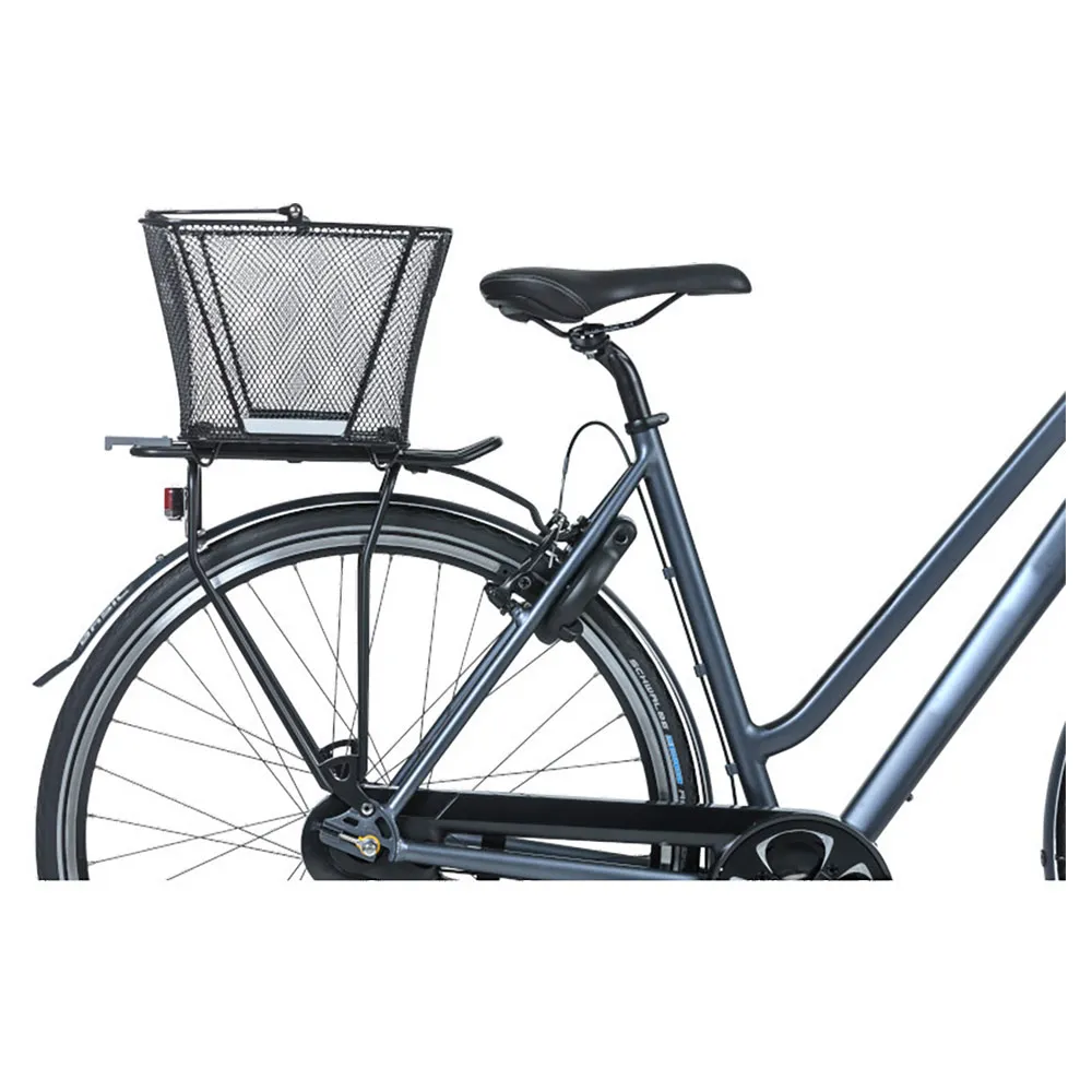 Basil Lesto Mik Bakre Kurv 23l, Black, One Size